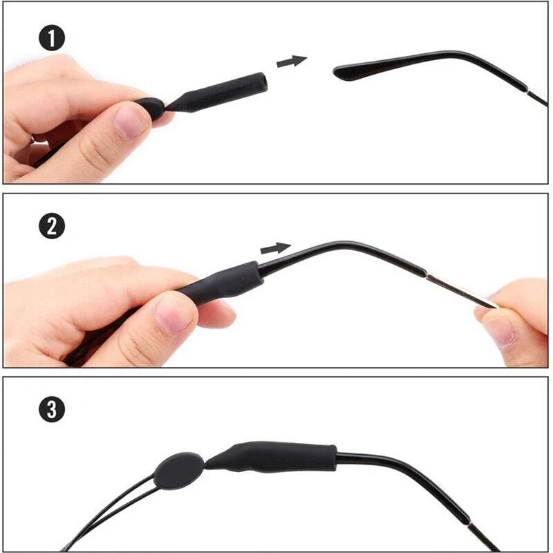 2X Glasses Strap Neck Cord Sports Eyeglasses Band Sunglasses Rope String Holder